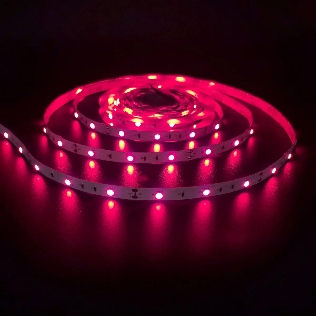 LightingWill 730–735nm SMD5050 DC12V IR LED Strip Light – 30/60/120 LEDs/m, 5 Meters, IP00/IP65