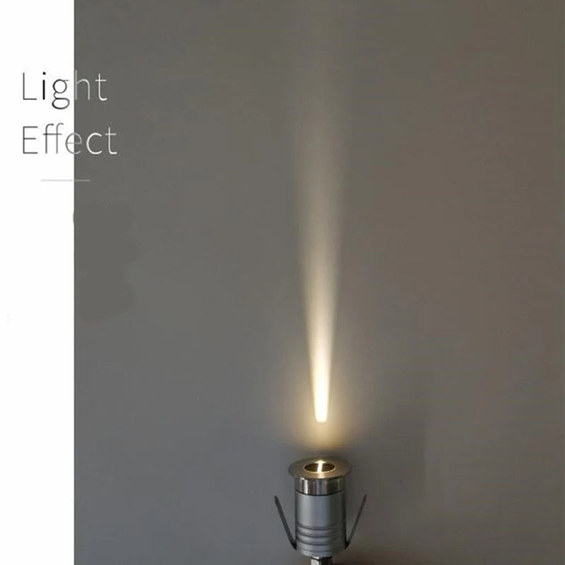 8/10-Pack One Beam Light Low Voltage LED Step Lights – 3000K / 4000K / 6000K | 1W / 3W | DC12–24V | IP67 Waterproof Stainless Steel Step & Path Lights