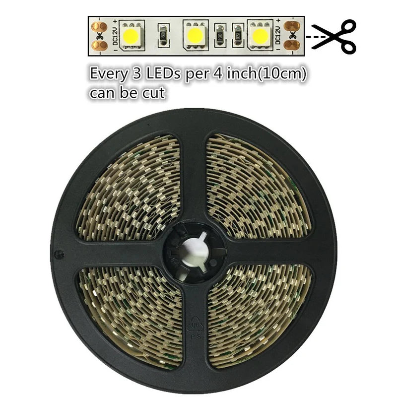 LightingWill DC24V SMD2835 Full Spectrum LED Strip Light 120LEDs/m 600 LEDs 16W/m, CRI 97+ High Density LED Ribbon 2700K–6500K, 8mm PCB IP00/IP67 for Indoor Cabinet and Bedroom Lighting, 5/50M