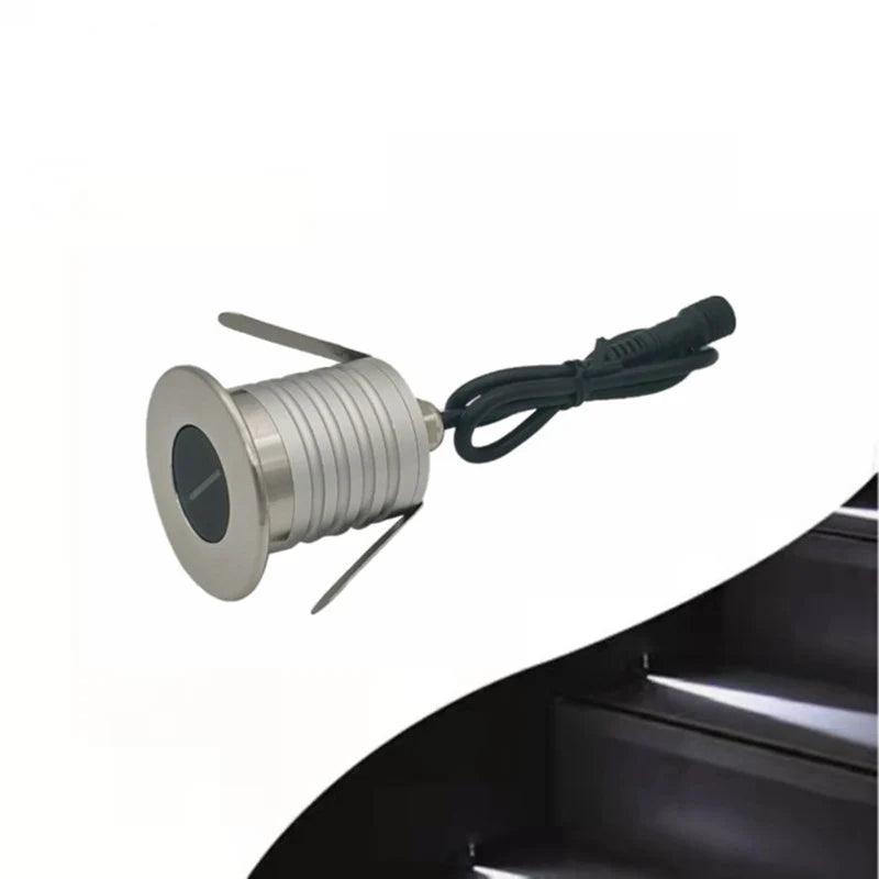 8/10-Pack One Beam Light Low Voltage LED Step Lights – 3000K / 4000K / 6000K | 1W / 3W | DC12–24V | IP67 Waterproof Stainless Steel Step & Path Lights