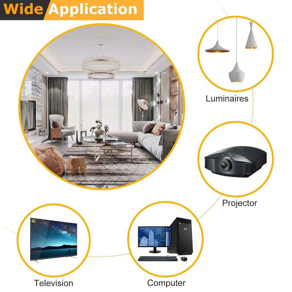 14 AWG Electrical Wire, Stranded Tinned Copper Cable, 2/3/4/5 Conductor Multi-Core, Black/White PVC Extension Cord, Flexible Control Wire — 3m–50m (10ft–165ft) Options