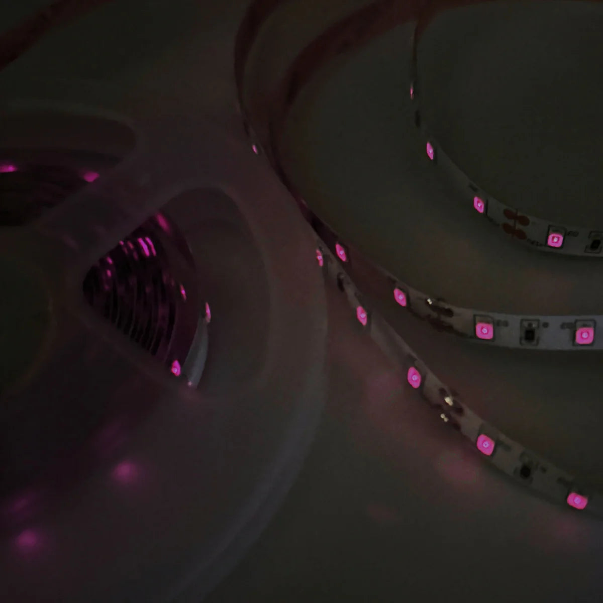 LightingWill 940nm SMD2835 DC12V IR LED Strip Light – 60/120/240 LEDs/m, 5 Meters, IP00/IP65