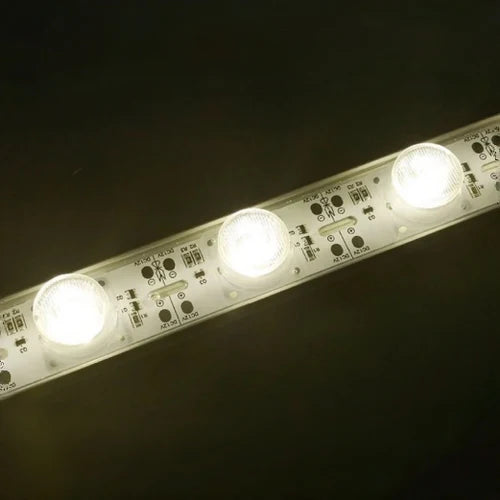 LightingWill 0.5M DC12V High Brightness Rigid LED Strip Light – 22W | SMD3030 18LEDs/M | 25mm PCB | Warm White / Natural White / Daylight White / Cool White | IP00 / IP65 | for Side-Emitting Light Box | 10 / 50PCS