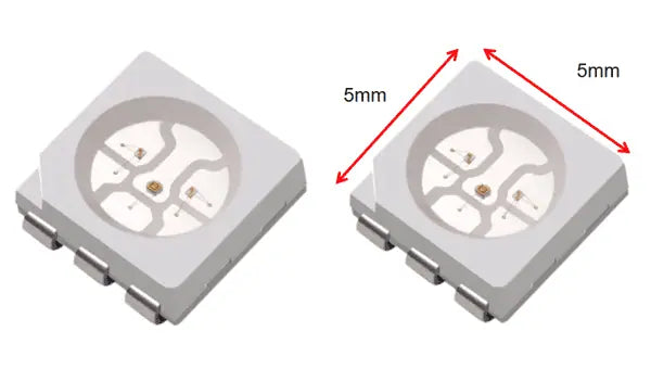 850nm Infrared LED Chip – SMD2835 / SMD5050 | Pack of 1000 / 4000 | 0.2W / 0.5W | Gold Wire | 850nm IR Emitter for Remote Control, Security & Sensing Applications