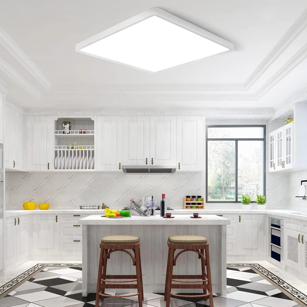 9.0 Inch Square 18W White LED Ceiling Light, 3000K / 4500K / 5000K / 6500K Flush Mount Ceiling Light Local Stock (US/UK/DE)