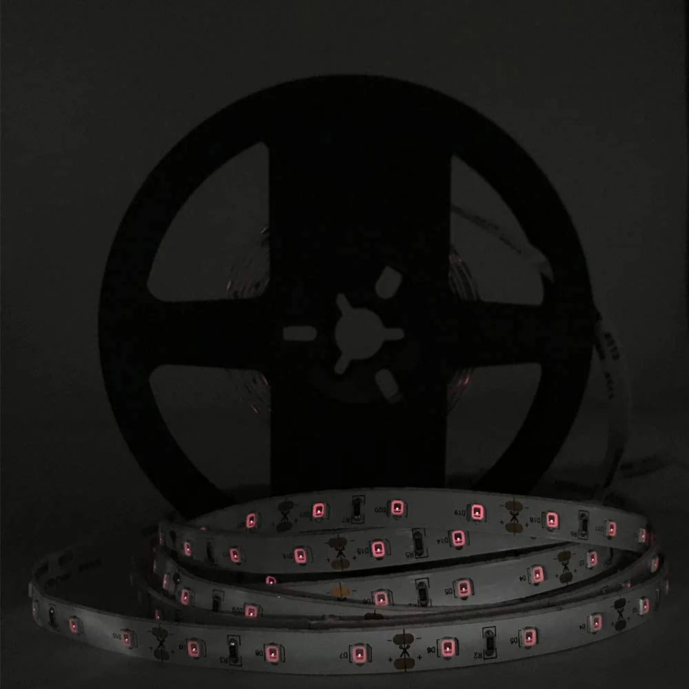 850nm SMD2835 DC12V Infrared LED Strip Light – Night Vision IR for Security, 60/120/240 LEDs/m, 5 Meters, IP00/IP65