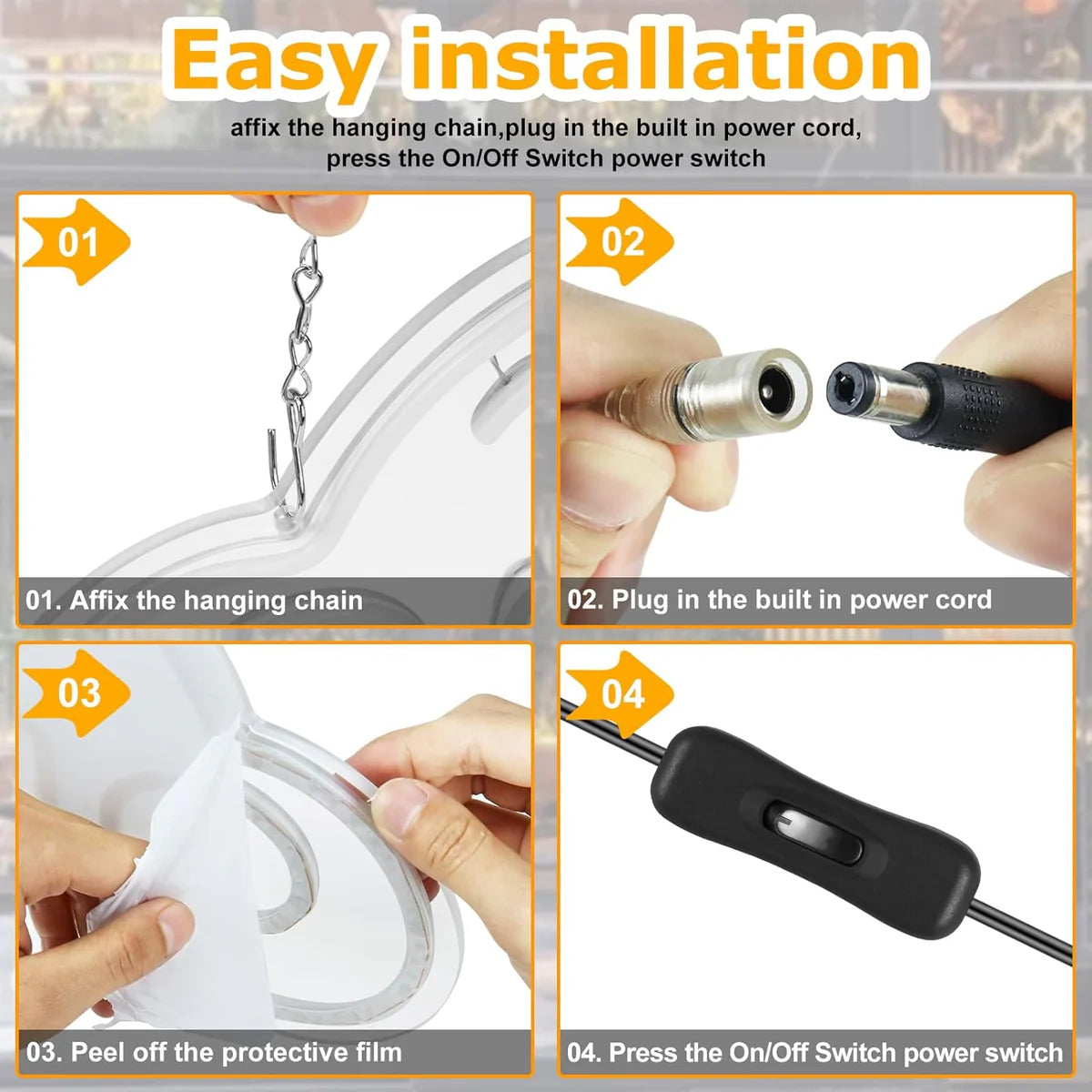 OPEN LED Sign – Fixed Rainbow Glow Neon Sign | Cloud Shape | 2 Sizes | Window Hanging | Plug & Play for Storefronts