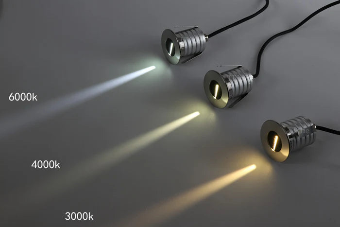 8/10-Pack One Beam Light Low Voltage LED Step Lights – 3000K / 4000K / 6000K | 1W / 3W | DC12–24V | IP67 Waterproof Stainless Steel Step & Path Lights