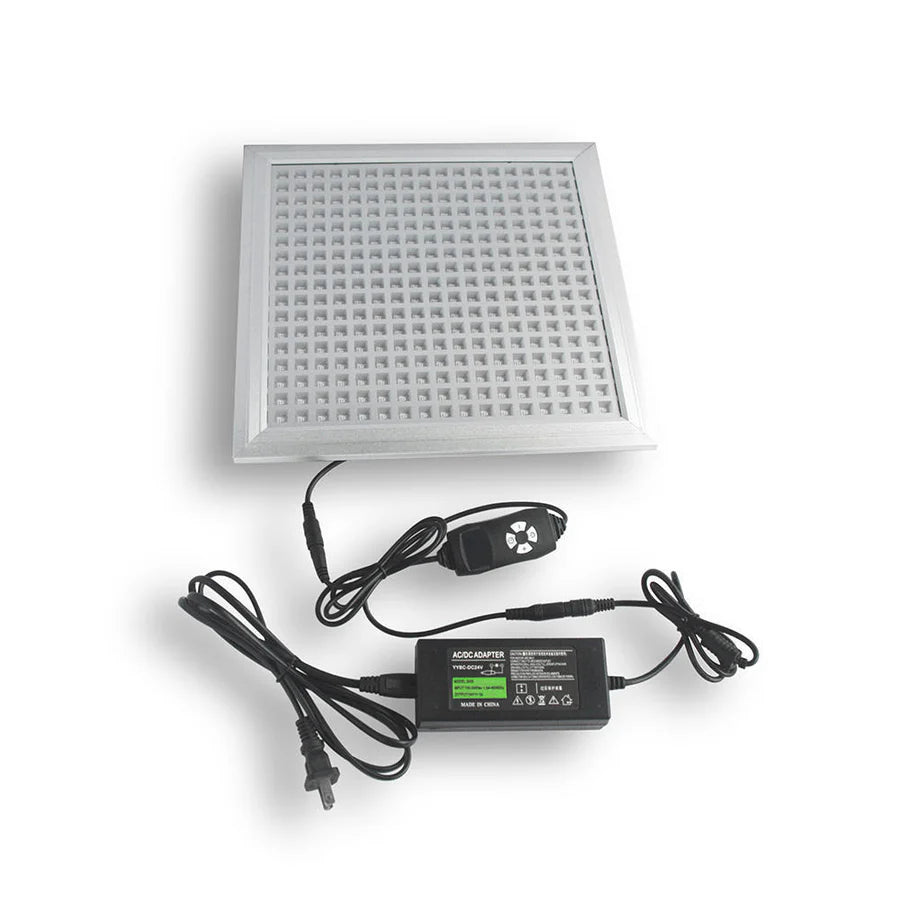 50W Blue Light Tanning Lamp – Blue Light 460–465nm | Dimmable Timer | AC100–240V | Aluminum Alloy + PC Cover | Blue / Desktop Stand | for Skin Tanning & Bronze Tone | Controller, Hook & Goggles Included | US / EU / UK / AU Plug