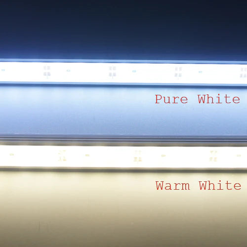 LightingWill DC12V Aluminum Channel Rigid LED Strip Light - SMD5730 72LEDs/M | 18x11mm | 0.5M / 1M | Warm White / Daylight White | IP65 Waterproof | for Indoor & Outdoor Lighting | 10 / 50PCS
