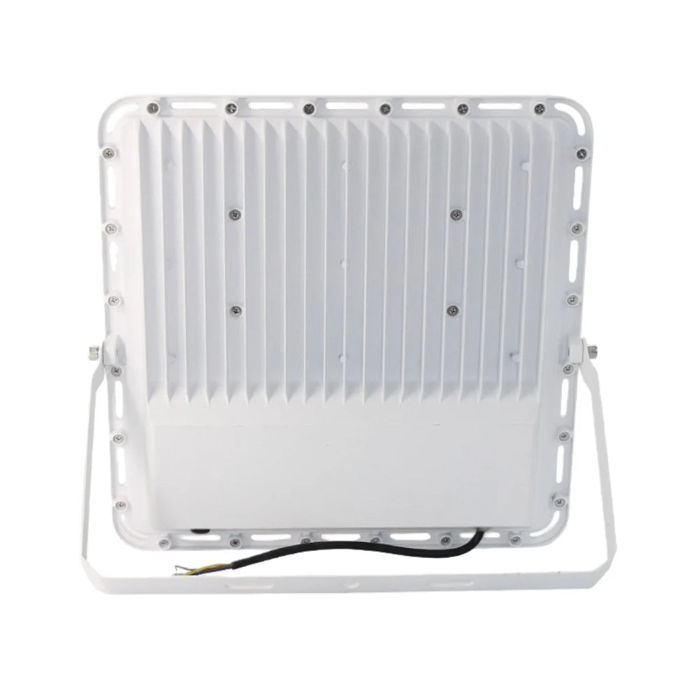 LightingWill FL-P Series LED Flood Light Outdoor 30W-400W IP67 SMD2835 High Brightness Floodlight 100-110LM/W Aluminum White Housing Hardwired Warm White Cool White 2/10-Pack