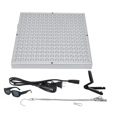 20W Floor Standing Infrared Therapy Lamp – Red Light 655–665nm & IR 850–860nm | Dimmable Timer | AC100–240V | Aluminum Alloy + PC Cover | Floor Stand Included | for Skin Care & Muscle / Joint Relief | US / EU Plug