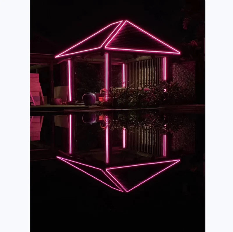 S0817 Side Edge Lighting Neon Light Housing – 8x17mm | Silicone LED Channel System | 8mm PCB Width | IP67 Waterproof | 16.4FT/5M*1/16.4FT/5M*5