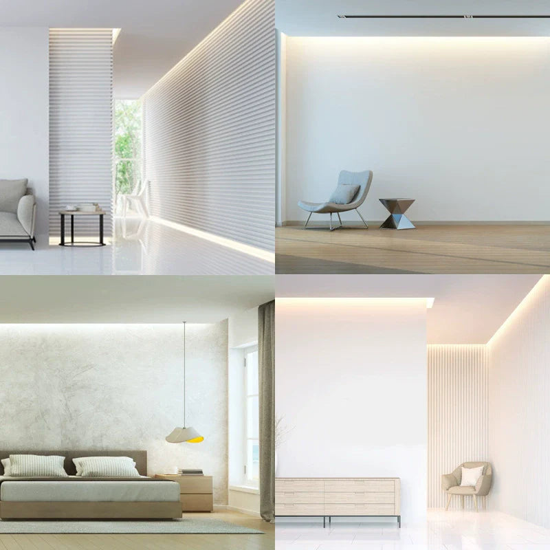 LightingWill DC24V SMD2835 Full Spectrum LED Strip Light 120LEDs/m 600 LEDs 16W/m, CRI 97+ High Density LED Ribbon 2700K–6500K, 8mm PCB IP00/IP67 for Indoor Cabinet and Bedroom Lighting, 5/50M