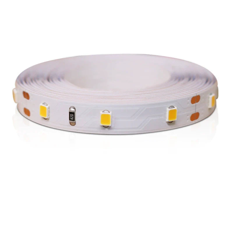 LightingWill DC24V SMD2835 Full Spectrum LED Strip Light 120LEDs/m 600 LEDs 16W/m, CRI 97+ High Density LED Ribbon 2700K–6500K, 8mm PCB IP00/IP67 for Indoor Cabinet and Bedroom Lighting, 5/50M