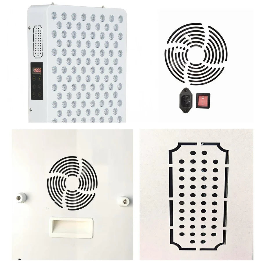 ALW-PRO5000 Red LED Light Therapy Panel, 1250W Deep Red 660nm & Near Infrared 850nm with Electrical Mobile Stand LED Light Therapy