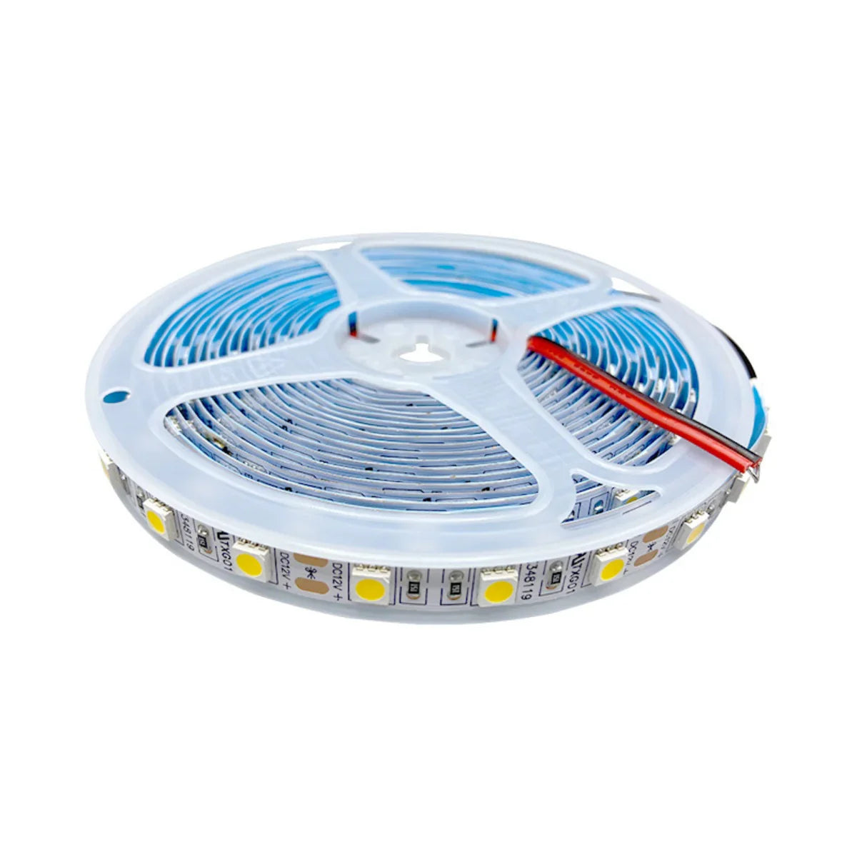 SMD5050 Single Color LED Strip Light | 5M | DC 24V | 60 LEDs/m | 10mm PCB | High Brightness Low Voltage LED Tape | IP00 / IP67 | Warm White / Natural White / Cool White