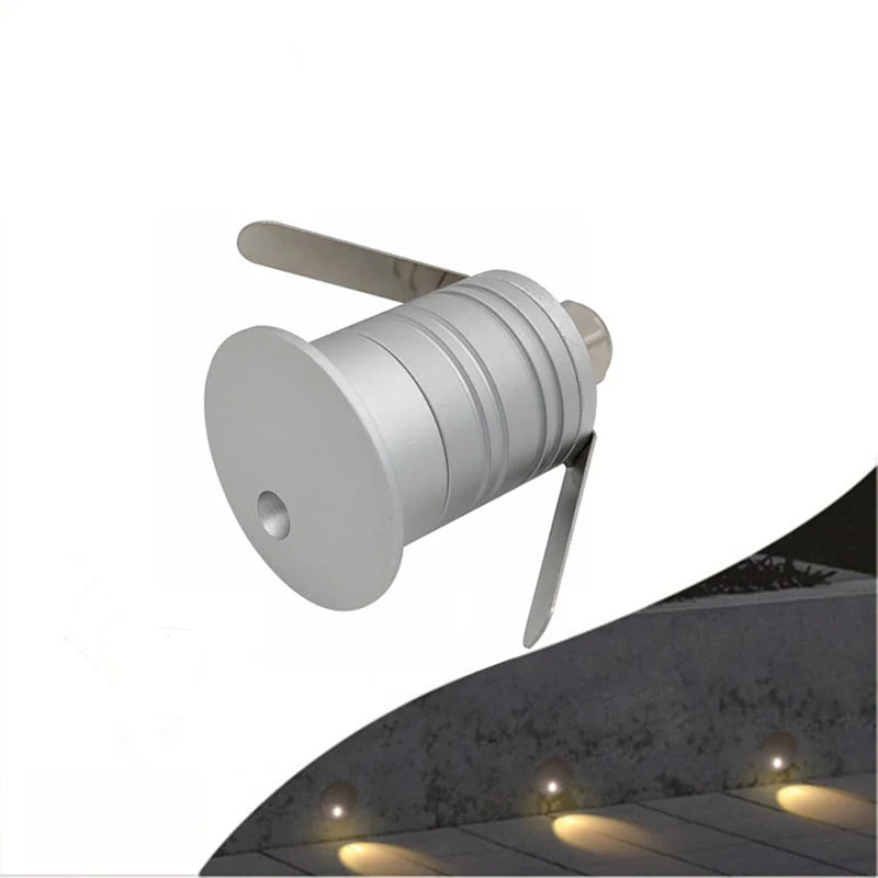 8/10-Pack Low Voltage LED Step Lights – Round / Square | 1W | 3000K / 4000K / 6000K | DC12–24V | IP67 Waterproof 6063 Aluminum Inground & Wall Corner Lights