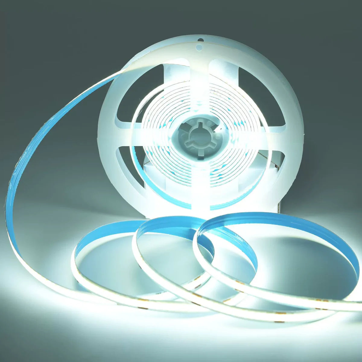 COB LED Strip Light 12V/24V 528LEDs/M, 10mm Flexible Dot-Free LED Tape, CRI90+ Non-Waterproof, 3000K / 4000K / 6500K for Cabinet Kitchen Lighting, 5M/10M Pack