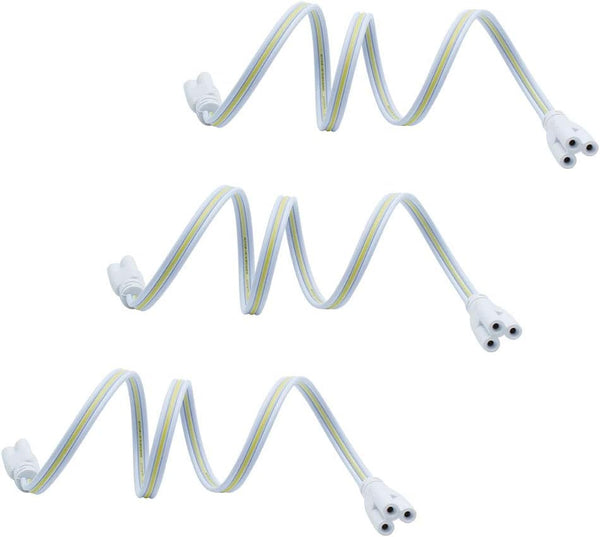 LightingWill T5 LED Lamp Connecting Wire Ceiling Lights LED Integrated Tube Cable Linkable Cords for LED Tube Lamp