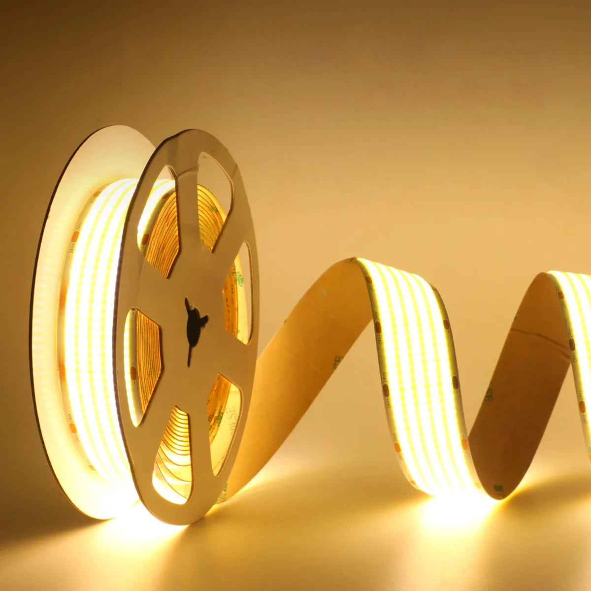 Five Row COB LED Strip Light 24V 1600LEDs/M, 30mm Flexible Dot-Free LED Tape, CRI90+ Non-Waterproof, 3000K / 4000K / 6500K for Cabinet Kitchen Lighting, 5M/10M Pack