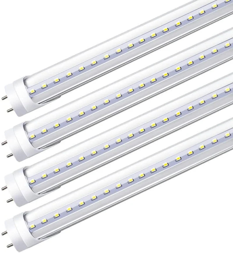 4ft 20W T8 LED Tube Light, Retrofit Ballast Bypass Frosted Lens Warm / Natural / Daylight White AC90-240V Non-Dimmable 4-Pack or 20-Pack