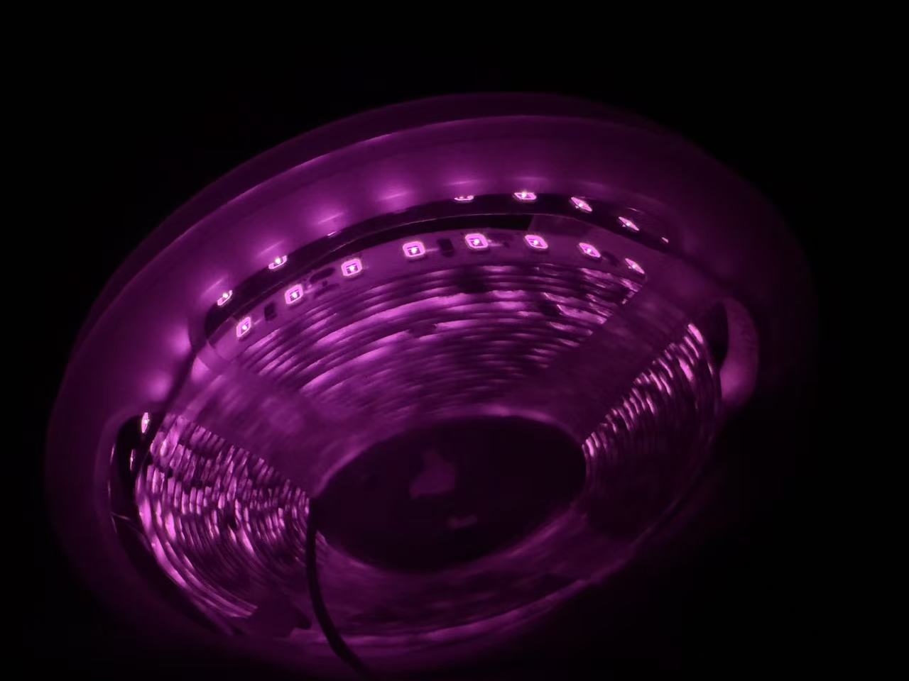 850nm SMD2835 DC12V Infrared LED Strip Light – Night Vision IR for Security, 60/120/240 LEDs/m, 5 Meters, IP00/IP65