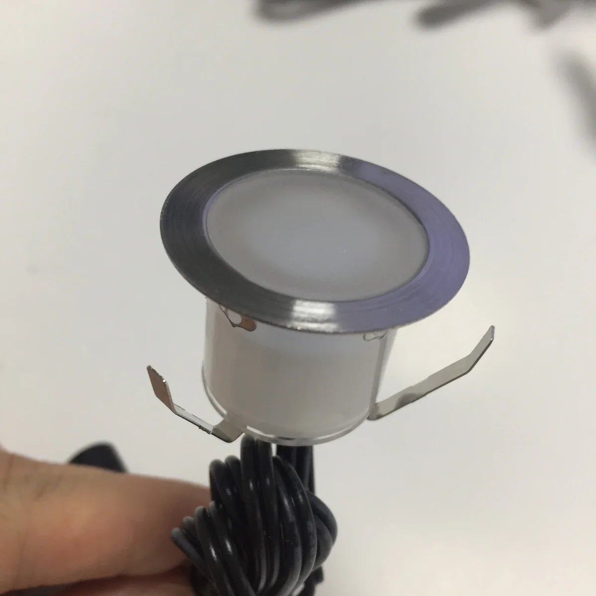 10-Pack Recessed LED Deck Lights – 0.6W Each | Warm White / Natural White | AC100–265V Input with Power Adapter | US / EU / UK / AU Plug Options | IP67 Waterproof Inground Step Lights Kit for Deck, Garden, Yard, Stairs & Pathway Lighting