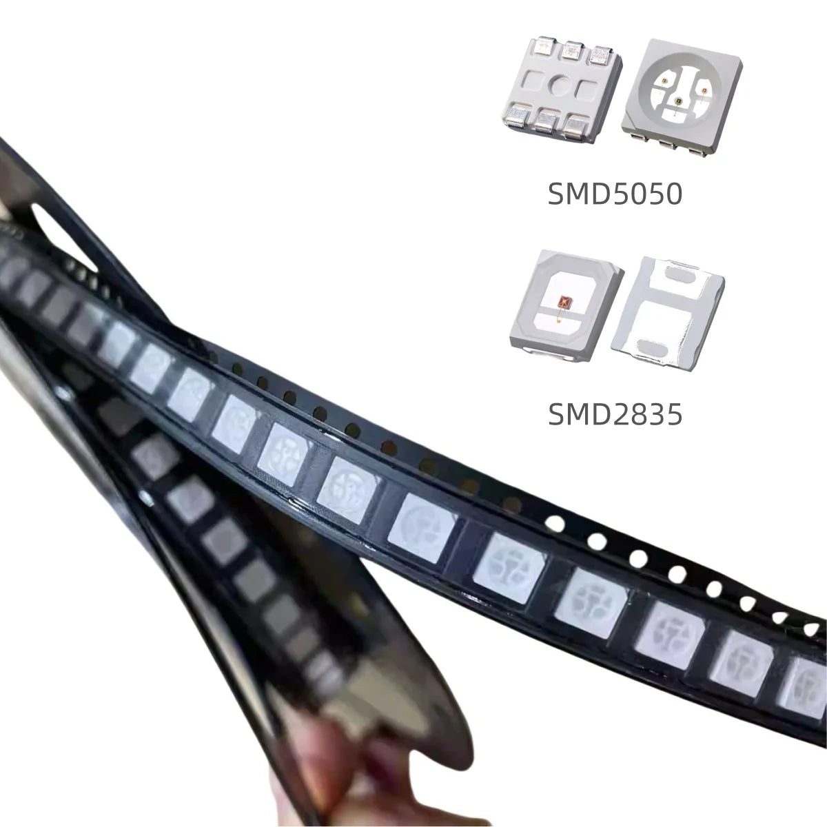 940nm Infrared LED Emitters – High-Power IR LED Chips for Night Vision, Remote Control & Sensing | Pack of 1000 / 4000 | 0.2W / 0.5W | Gold Wire | SMD2835 / SMD5050