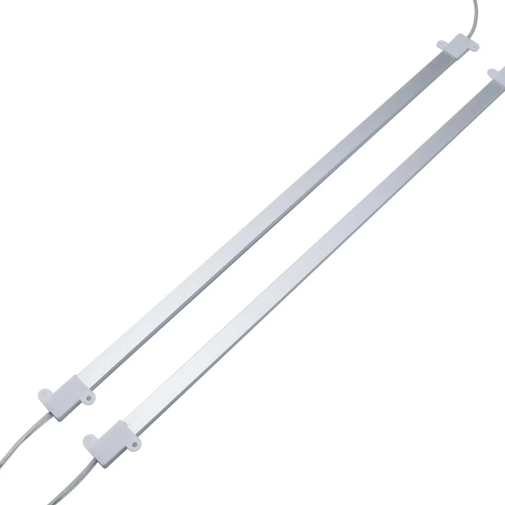 LightingWill DC12V Aluminum Channel Rigid LED Strip Light - SMD5730 72LEDs/M | 14x7mm | 0.5M / 1M | Warm White / Daylight White | IP65 Waterproof | for Indoor & Outdoor Lighting | 10 / 50PCS