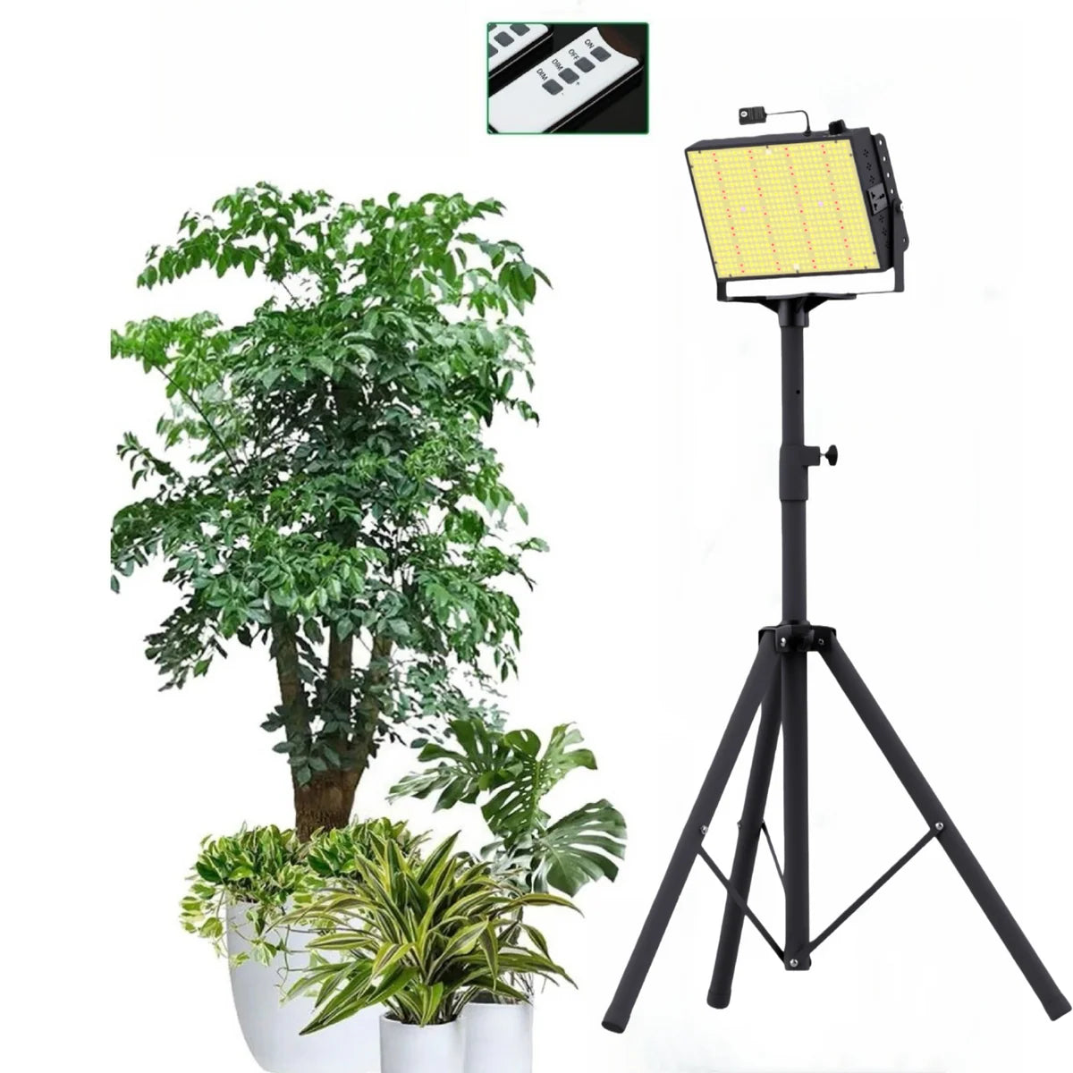 GP-Plus Series Professional Full Spectrum LED Grow Light - AC110 – 220V | 100W / 150W / 200W / 300W / 400W | 3.5×3FT – 6×5FT | VEG & Bloom Dual Mode | 0–10V Dimming | Remote Control | Daisy Chain | Silent Fan | Hanging Rope | US / EU / UK / AU Plug