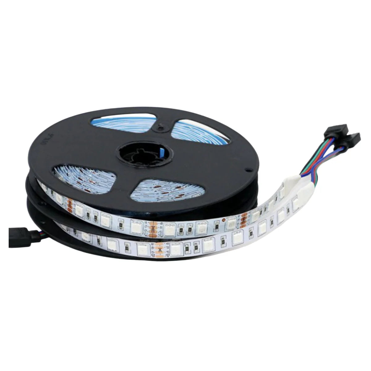 LightingWill 10MM SMD5050 RGB LED Strip Light - DC12V | 60 / 120 LEDs/M | 10mm PCB | IP00 / IP65 / IP67 | 5/50M | for Mirror, Kitchen Cabinet, Bedroom