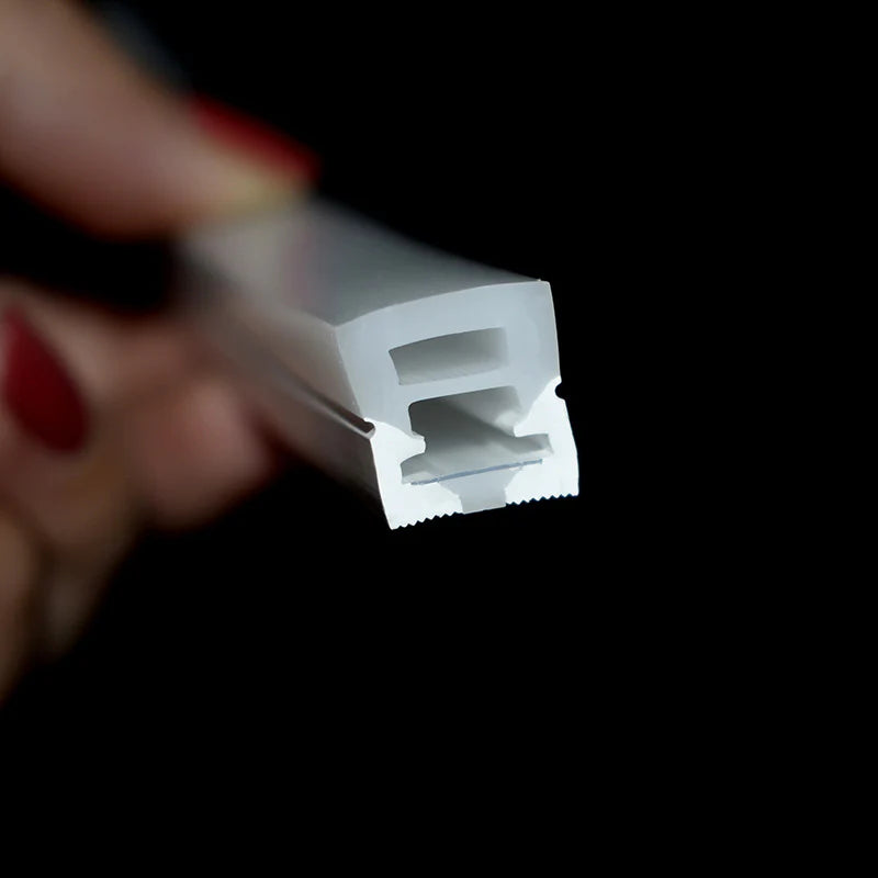 S1220 Black Side Edge Lighting Neon Light Housing – 12x20mm | Silicone LED Channel System | 10mm PCB Width | IP67 Waterproof | 16.4FT/5M*1/16.4FT/5M*5 | Local Stock US/UK/DE